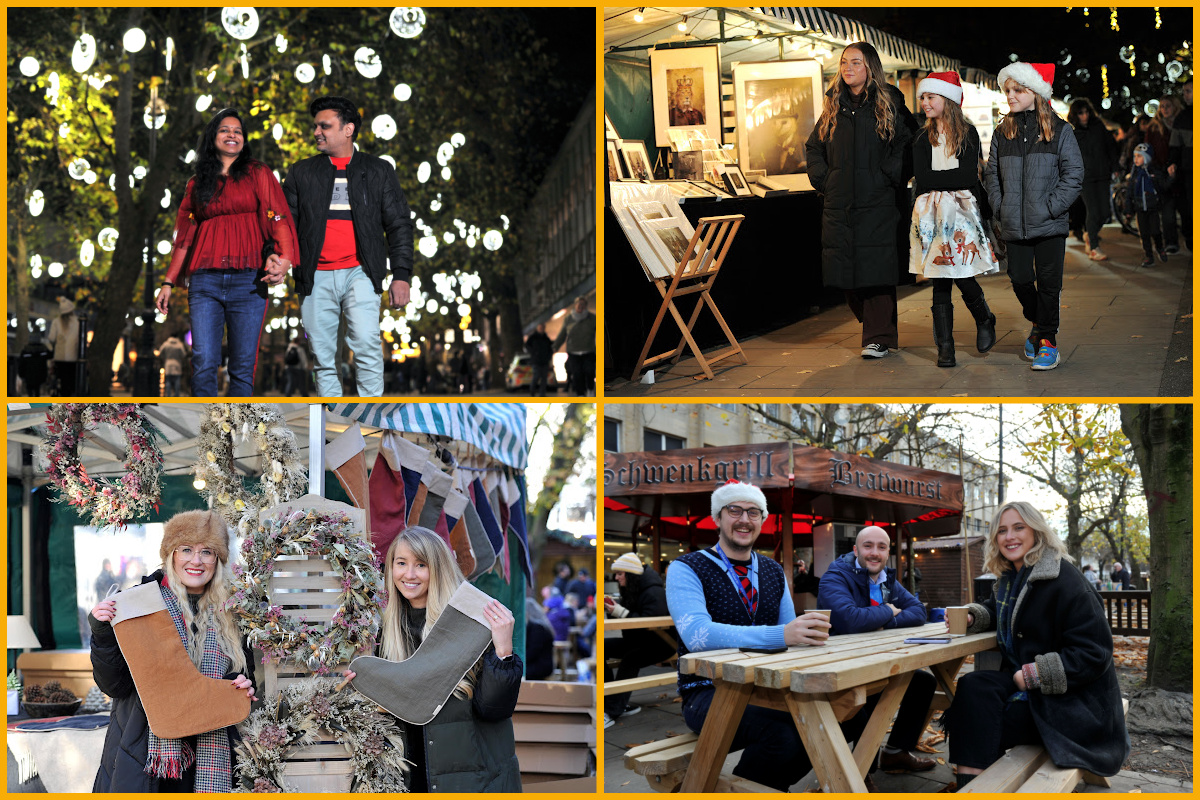 Christmas Craft Market launch, Cheltenham Christmas Market